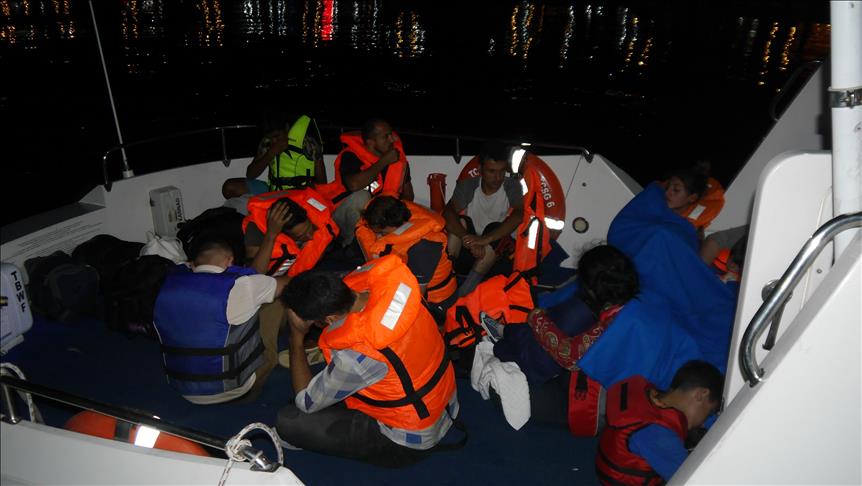 دەستبەسەر کرانی ٣٤ پەناخواز لە تورکیا