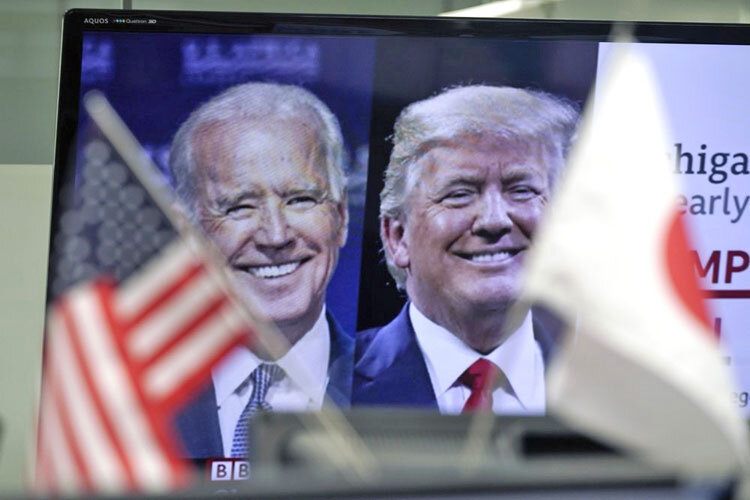 هەڵبژاردنەکانی سەرۆککۆماری ئەمریکا : دەنگدەران ترامپ یان پێ باشترە لە بایدن