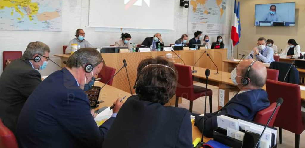 ناوەندی ڕاگەیاندنی خۆسەری کوردستانی ڕۆژئاوا لە ڕاگەیندراوێکدا هەواڵ لە کۆبوونەوەی ئەو بەڕێوبەرییە لەگەڵ سەرۆککۆماری فەڕەنسا دەدات