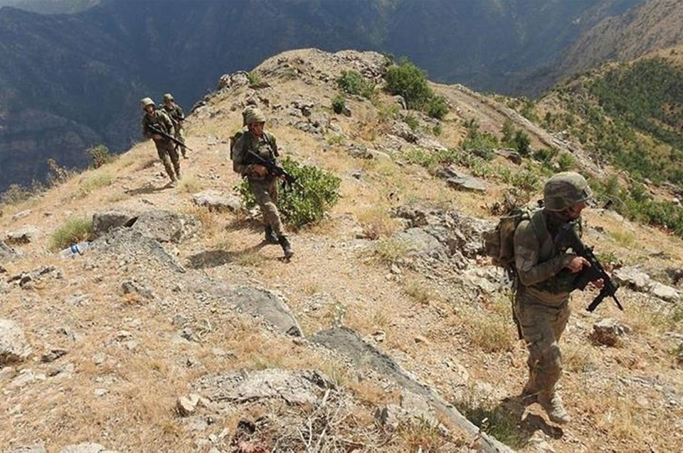 توركیا كوژرانی پێنج سەربازی خۆی لە زاپ راگەیاند