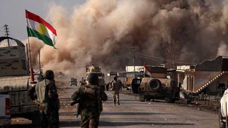 بەپەلە ... چەکدارانی تیرۆریست هێرشی سەر بازگەیەکی شاری کەرکووکیان کرد