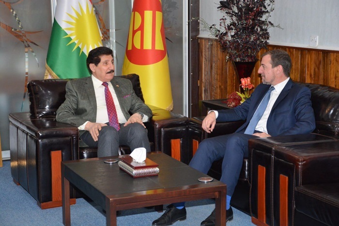 فازڵ میرانی پێشوازی لە کونسووڵی گشتی فەڕەنسا لە ھەولێر کرد