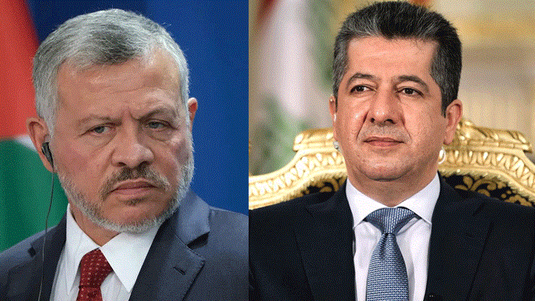 سەرۆکی حکوومەتی هەرێمی کوردستان پەیامێکی هاوخەمی بۆ شا عەبدۆڵڵای دووەم دەنێرێت