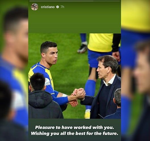 کاردانەوەی کریستیانۆ ڕۆناڵدۆ بەرامبەر بە جیابوونەوەی گارسیا لە نەسر