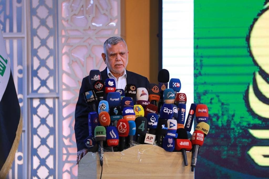 هادی عامری بە تووندی هێرش دەکاتە سەر کۆمیسیۆنی باڵاى هەڵبژاردنەکانى عێراق