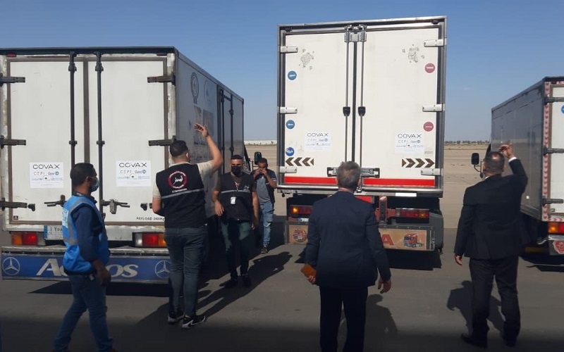 یەکەم کاروانی ڤاکسینی بریتانیای گەیشتە عێراق