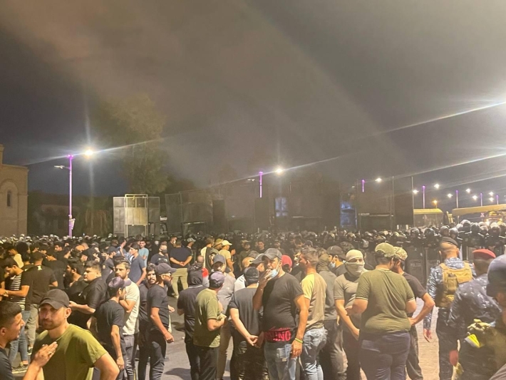 لایەنگرانی سەدرهه‌ڵیانكوتایه‌ سه‌ر باڵیۆزخانه‌ى دانیمارك له‌به‌غدا