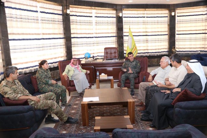 کۆمیتەی بەقەرار کردنی ئاشتی نێوان YPG و بنەماڵەی شەهیدانی ئاموودا کۆبوونەوە