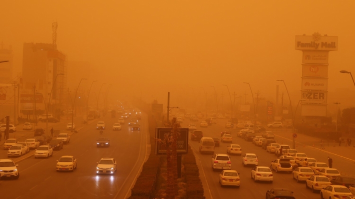 شەپۆلێكی چڕی خۆڵبارین هەرێم دەگرێتەوە