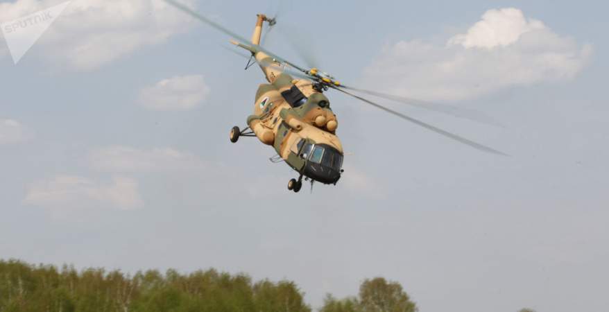 هەلیکۆپتەرێکی روسی لەسوریا کەوتەخوارەوە