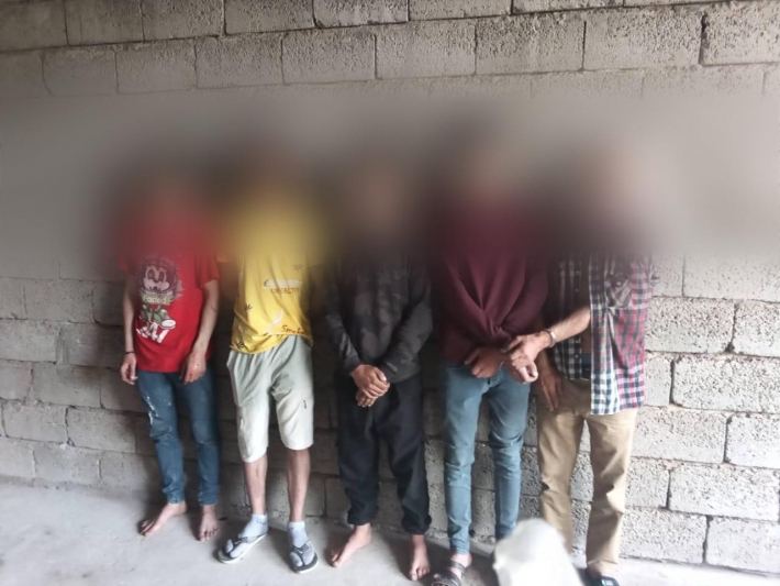 پێنج بەکارهێنەری مادەی هۆشبەر دەستبەسەر کران