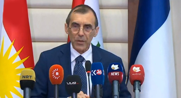 کونسۆڵی گشتی فەڕەنسا هۆشداری دەداتە هەرێمی کوردستان