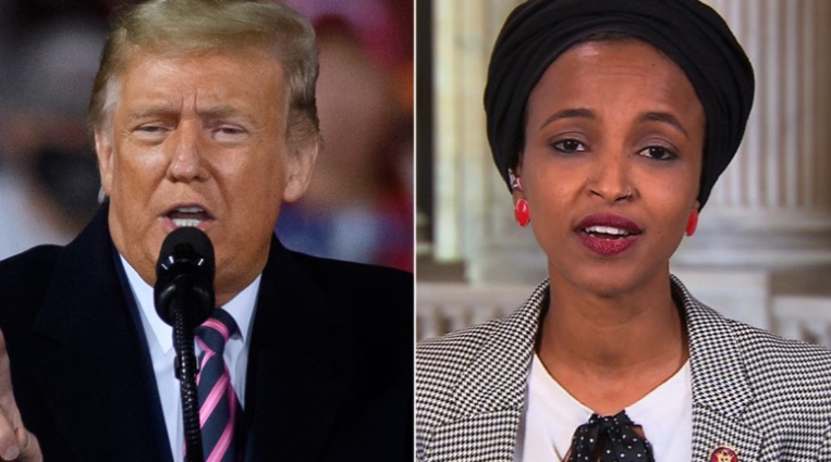 ئیلهان عۆمەر ووڵامی ترامپ دەداتەوە