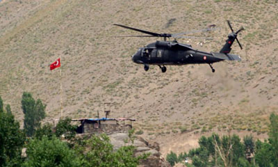 کوژرانی ٩ سەربازی تورکیا لە ئەنجامی بەربوونەوەی کۆپتەرێک