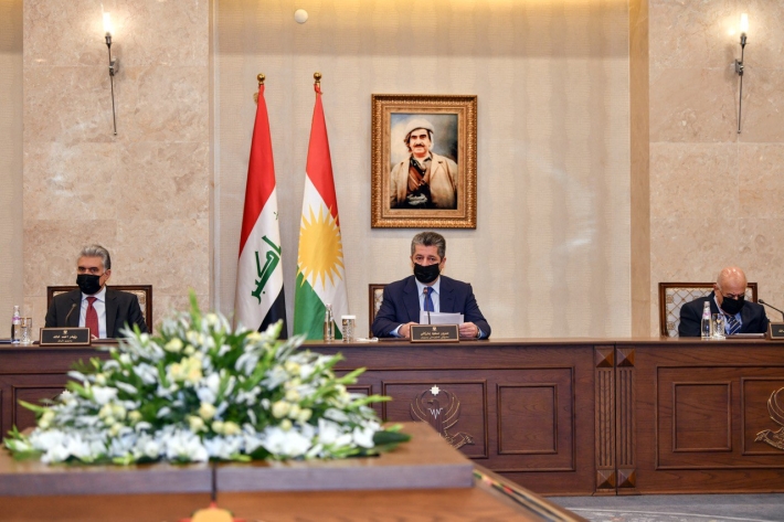 ئەنجوومەنی وەزیران کۆبووەوە و چەند پرسێکی تاوتوێ کرد