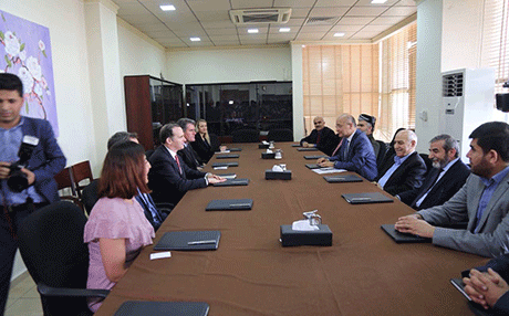 مەکگۆرک و لایەنانی ناڕازیی لە مەکۆی سەرەکی گۆڕان لە سلێمانی کۆبوونەوە