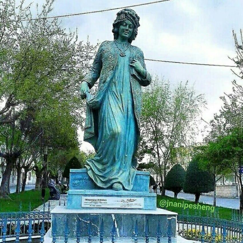 پەیکەری مەستوورەی ئەردەڵان بە شێوەی نەتەوەیی تۆمارکراوە