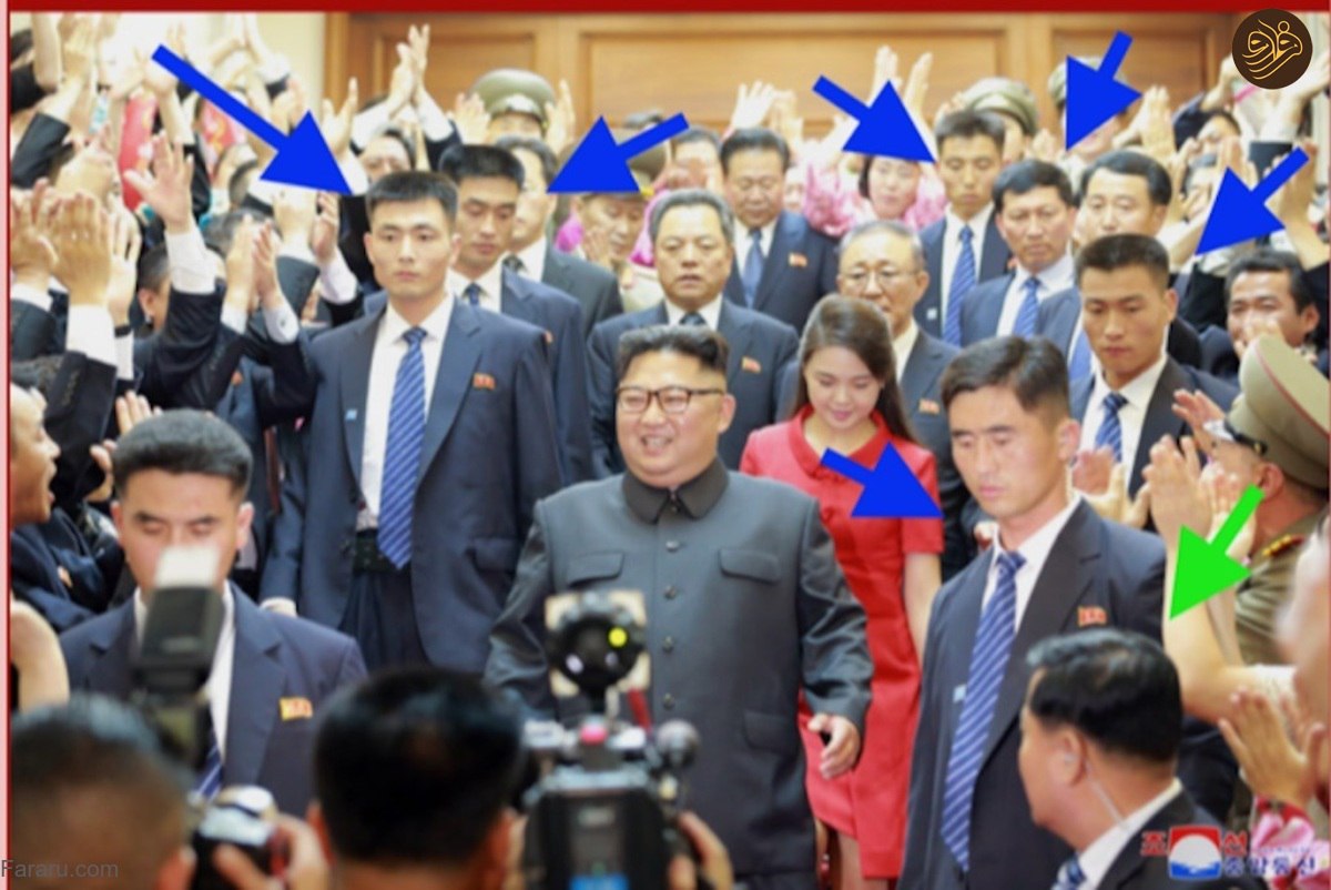 (وێنەکان) :  ئەو پاسەوانانەی کە کیم جوونگ ئوون بە زیندوویی دەهێڵنەوە