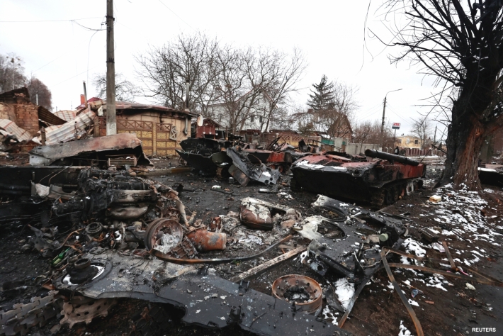 ڕووسیا: ژێرخانی سەربازیی دوو هەزار و ٤٨٢ دامەزراوەی ئۆکراینامان خاپوور کردووە