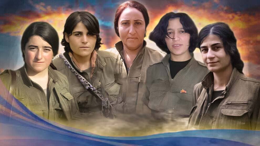 ٥ گەریلای هەپەگە کە یەکێکیان خەڵکی ڕۆژهەڵاتە لە چیای گابار شەهید بوون