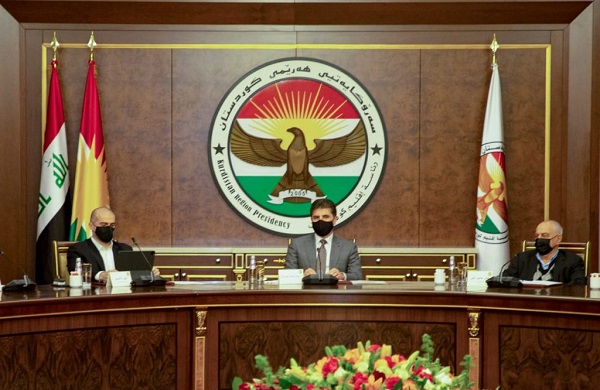 نێچیرڤان بارزانى، سه‌رۆكى هه‌رێمى كوردستان له‌گه‌ڵ هێز و لایه‌نه‌ سیاسییه‌كانى هه‌رێمى كوردستان كۆبووه‌وه‌.