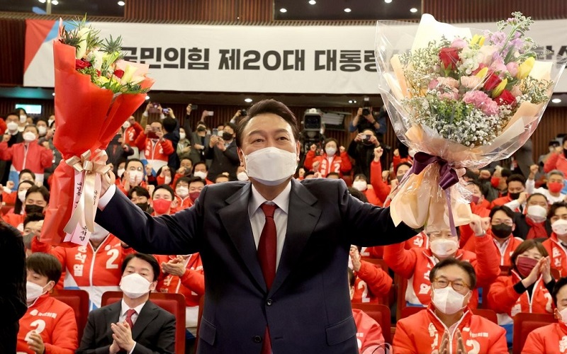 سەرکەوتنی " یوون سووک یووڵ " لە هەڵبژاردنەکانی سەرۆککۆماری کۆریای باشوور