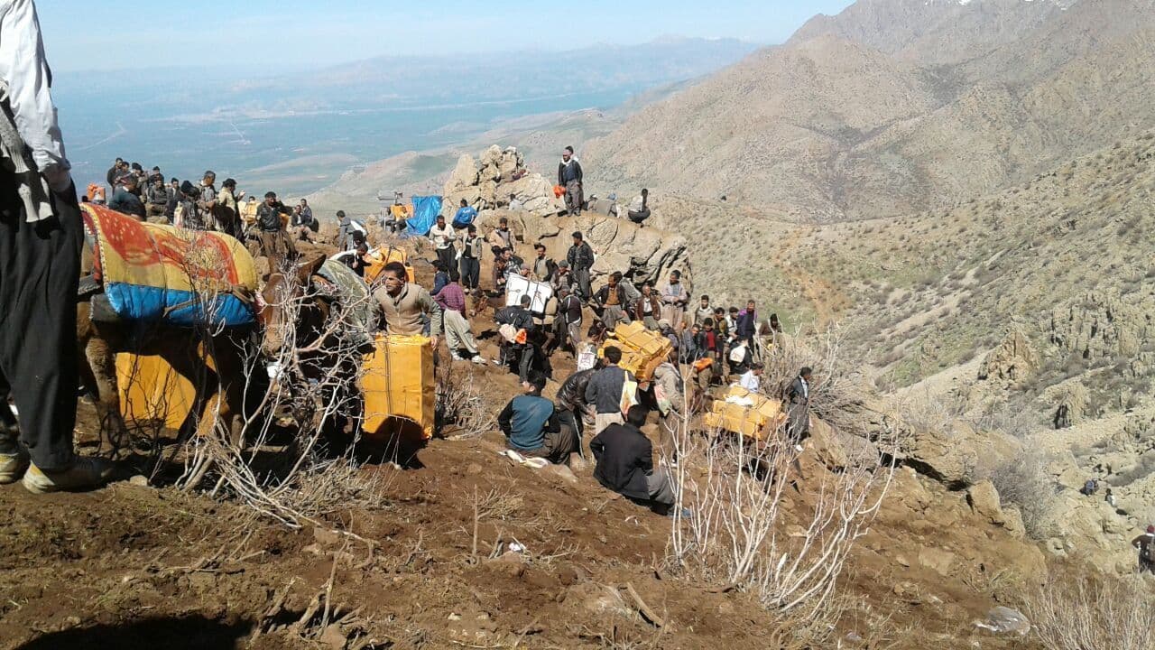 دوو کۆڵبەر بە هۆی هێرشی سوپای پاسدارانەوە لە بەرزاییەکانی هەورامان دەکەونە خوارەوە
