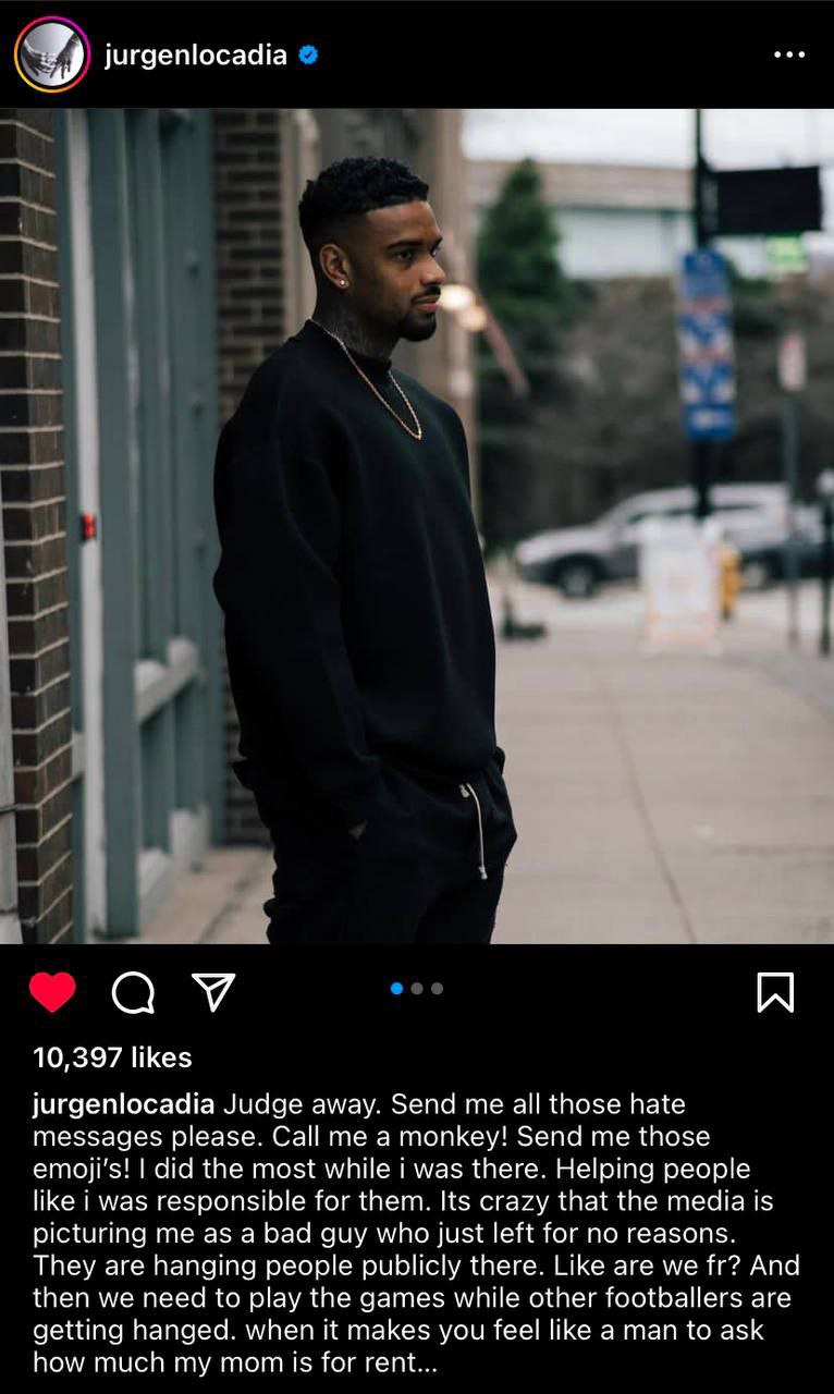 هێرشبەرێکی تۆپی پێی هۆڵەندی کە لە یانەی ئێران هەڵهات : بانگم بکەن مەیموون ، بەڵام ئێمە دەبوایە یاری بکەین لە حاڵێکدا یاریزانەکانی دیکە لە سێدارە دەدران