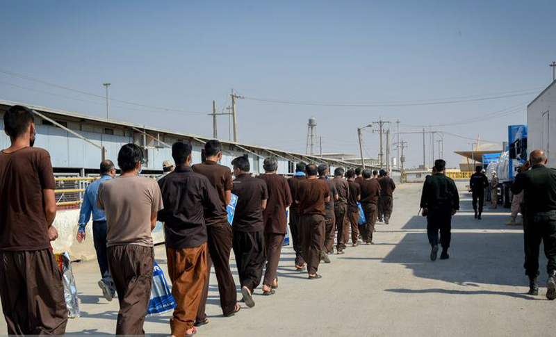 ٢٢ بەندکراو لەلایەن عێراقەوە ڕادەستی ئێران کرانەوە