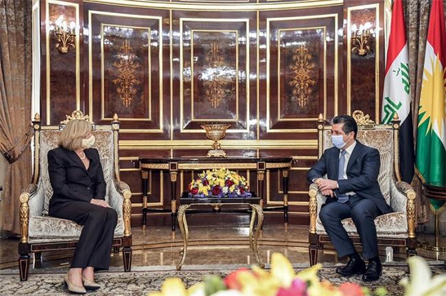 مەسروور بارزانی سەرۆكی حكوومەتی هەرێم و باڵیۆزی ئوسترالیا كۆبوونەوە