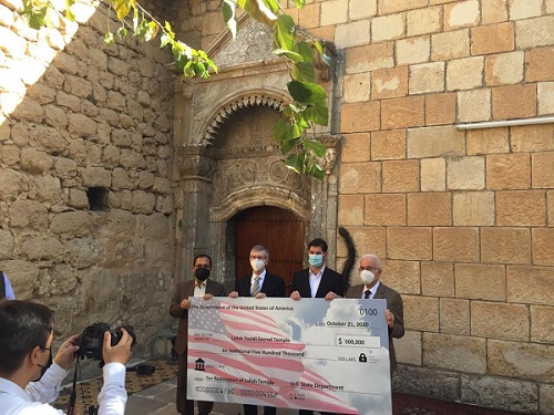 ئەمریکا بڕی ٥٠٠ هەزار دۆلاری بۆ نۆژەنکردنەوەی پەرستگای لالش تەرخانکرد