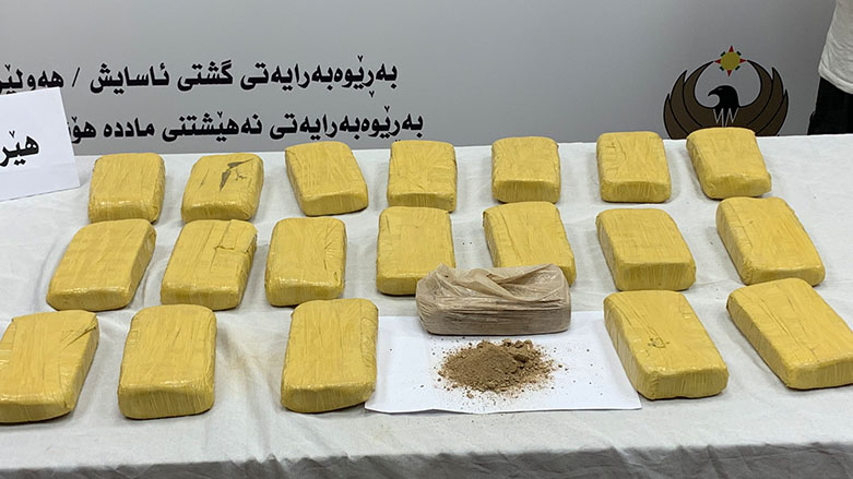 لە سۆران ١٠ کیلۆ ماددەی هۆشبەر دەستی بەسەردا گیرا