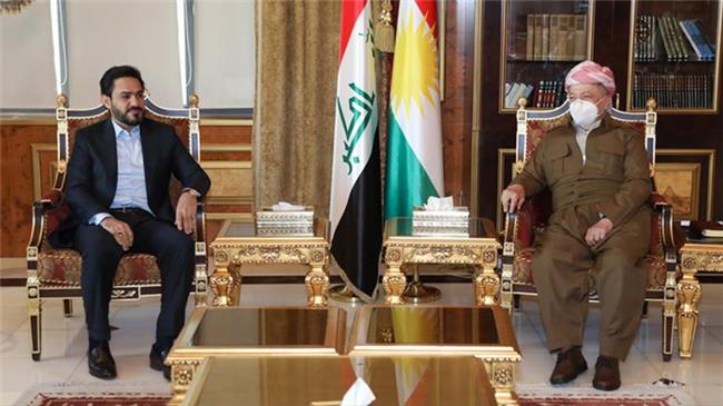 سەرۆک بارزانی پێشوازی لە شاندێکی باڵای رەوتی سەدر دەکات