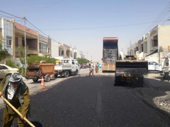 بە بڕی ١٠ میلیار دینار شەقامەکانی پارێزگای هەولێر نۆژەندەکرێنەوە