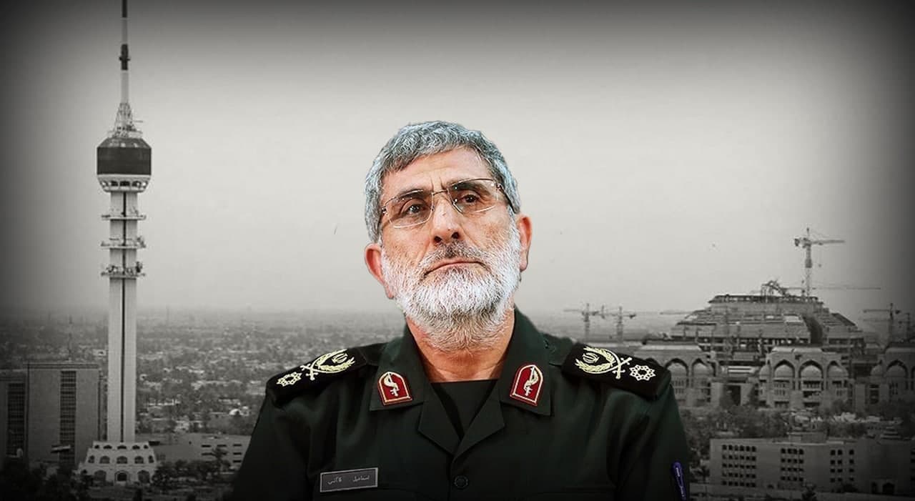 ئیسماعیل قائانی جێگرەکەی " قاسم سلێمانی " بەپەلە دەگاتە بەغدا