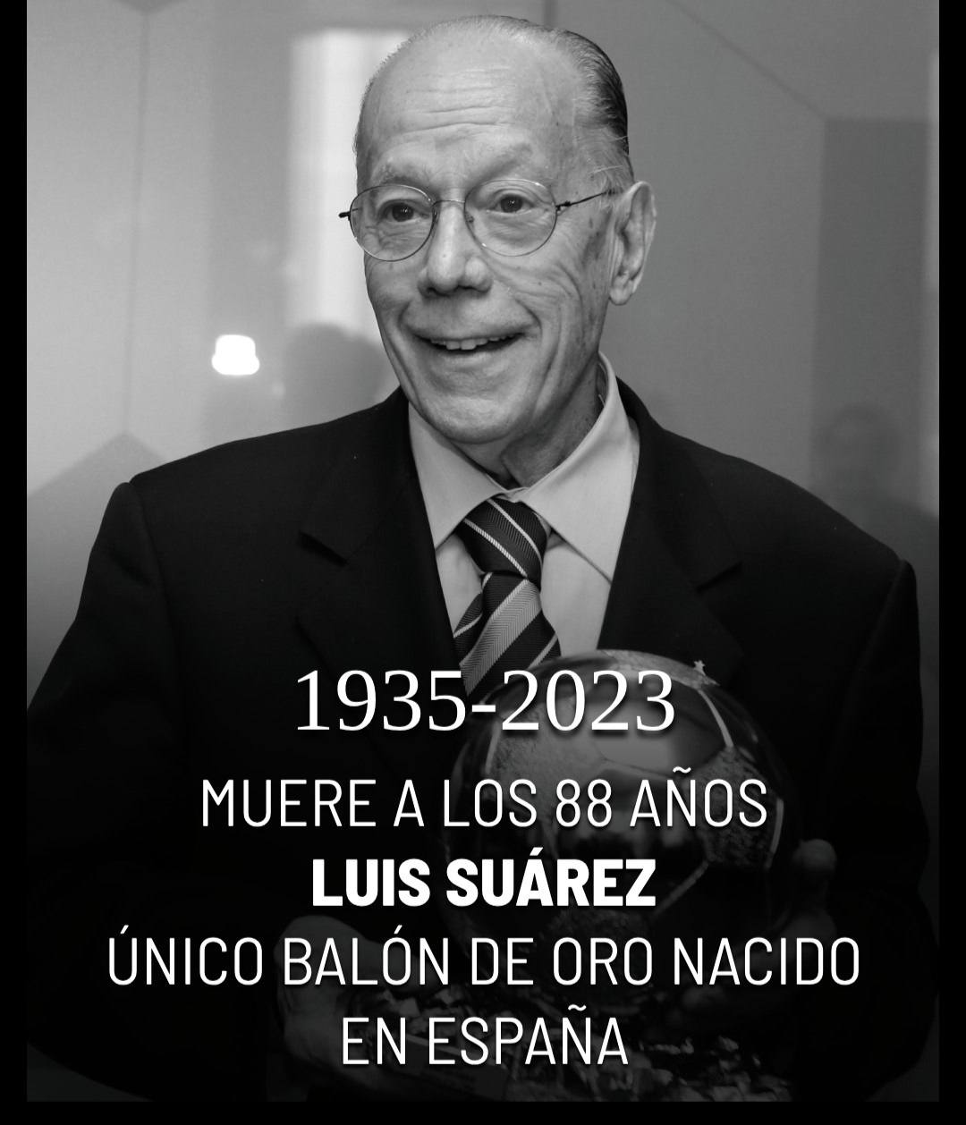 تاکە ئێسپانی کە خەڵاتی تۆپی ئاڵتونی بەدەست هێناوە ، کۆچی دوایی کردووە