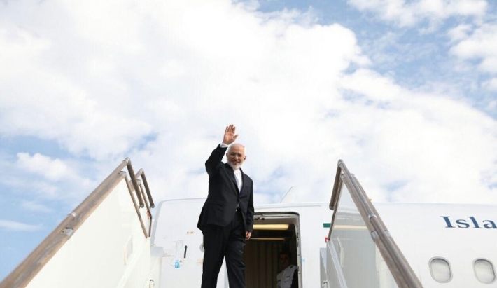 وەزیری دەرەوەی ئێران گەیشتە بەدا