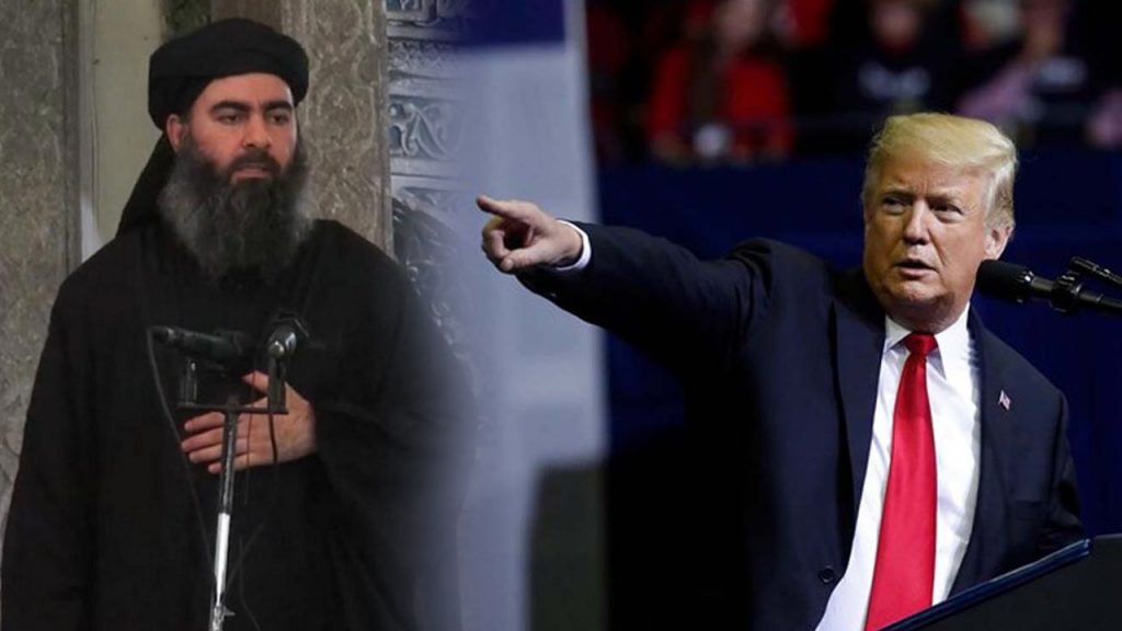 بەپەلە    ...    ترامپ بە شێوەی شاراوە و نهێنی لەگەڵ هێزەکانی تایبەتی ئۆپراسیۆنی کوشتنی ئەبووبەکر بەغدادی کۆبووەوە