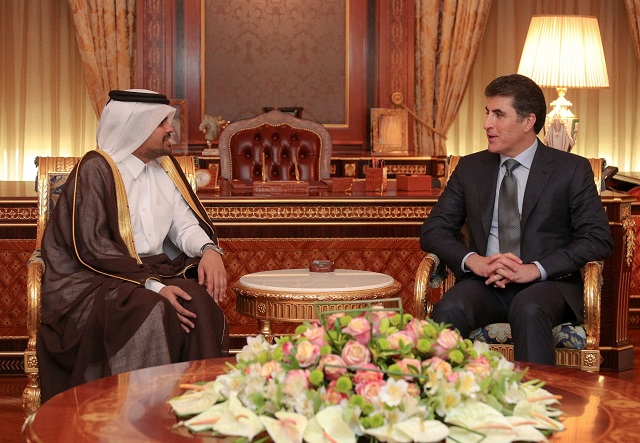 نێچیرڤان بارزانی هەوڵی پەرەپێدانی زیاتری پەیوەندییەکانی کوردستان و قەتەر دەدات