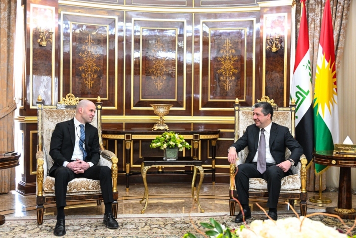 پێشوازی مەسروور بارزانی لە شاندێکی ئەنجوومەنی پیرانی ئەمریکا