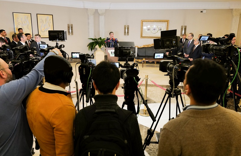 سه‌رۆكى هه‌رێمى كوردستان : له‌گه‌ڵ به‌غدا له‌سه‌ر پرسی قووتی خه‌ڵكی كوردستان گفتوگۆمان كرد