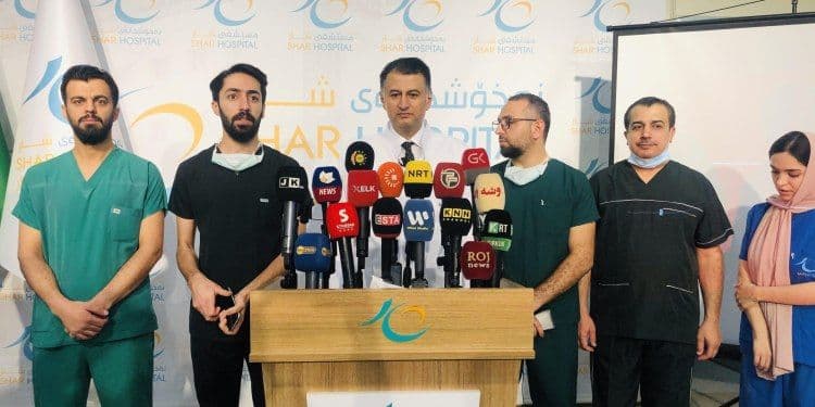 بۆ یەکەم جار لەسەر ئاستى ڕۆژهەڵاتى ناوەڕاست نەشتەرگەرییەکى تایبەتى دڵ لە هەولێر ئەنجامدرا