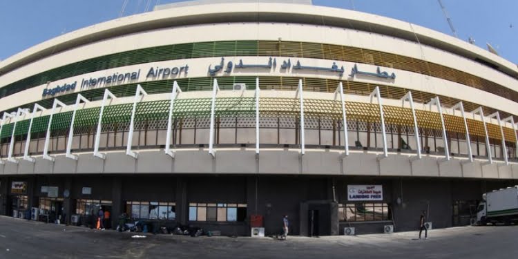 فڕۆکەخانەی نێودەوڵەتیی بەغدا بوردمان کرا