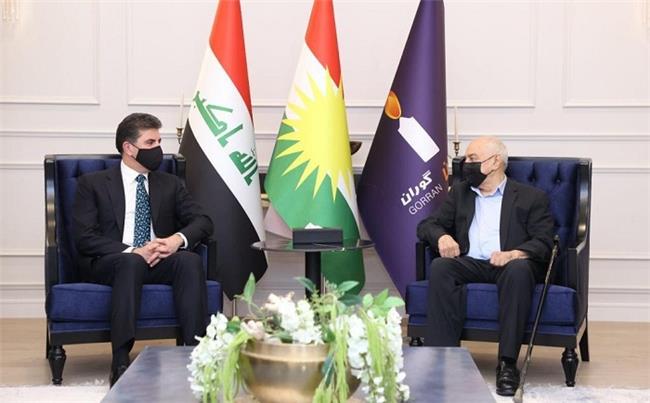 نێچیرڤان بارزانى سەرۆکی هەرێمی کوردستان له‌گه‌ڵ بزووتنه‌وه‌ى گۆڕان كۆبووه‌وه‌