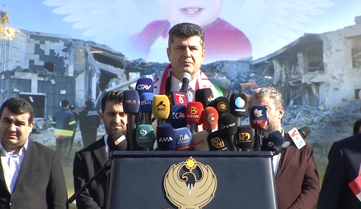 پارێزگاری دهۆك: پاساوەكانی ئێران بۆ هێرشە مووشەكییەكانی هیچ بنەمایەكیان نییە