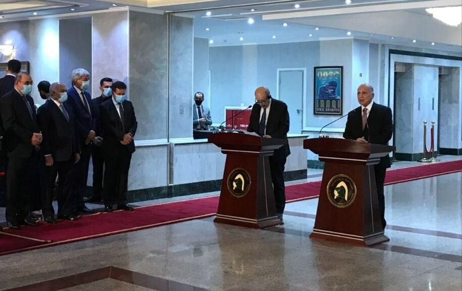 وەزیری دەرەوەی عێراق و هاوتا فەڕەنسی یەكەی باسیان لە كۆبونەوەكەی نێوانیان كرد