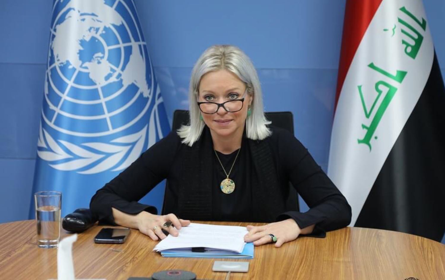 نوێنەری تایبەتی سکرتێری گشتی نەتەوەیەکگرتووەکان پەیامێک بڵاو دەکاتەوە