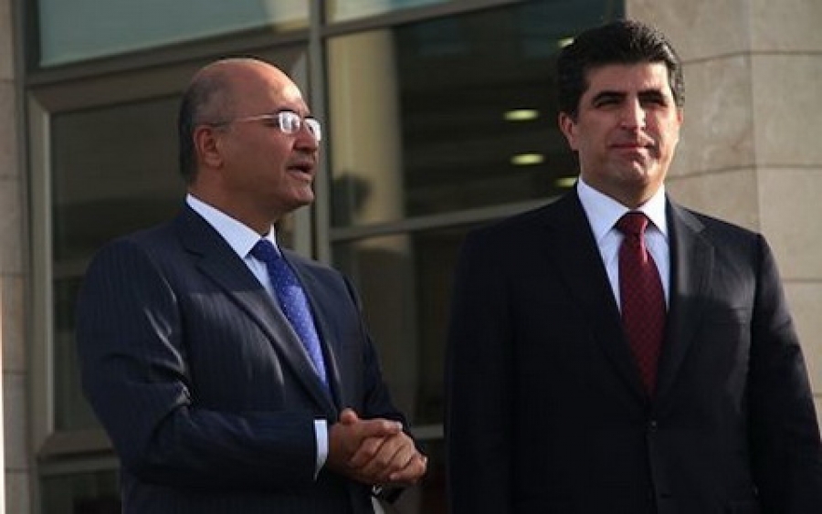 نێچیرڤان بارزانی لەگەڵ بەرهەم سالح کۆبووەوە