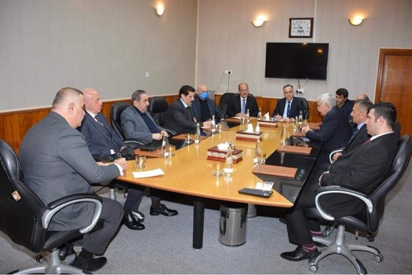 فازڵ میرانی پێشوازی لە سەرۆکی پارتی سۆسیالیستی کوردستان و شاندێکی یاوەری کرد