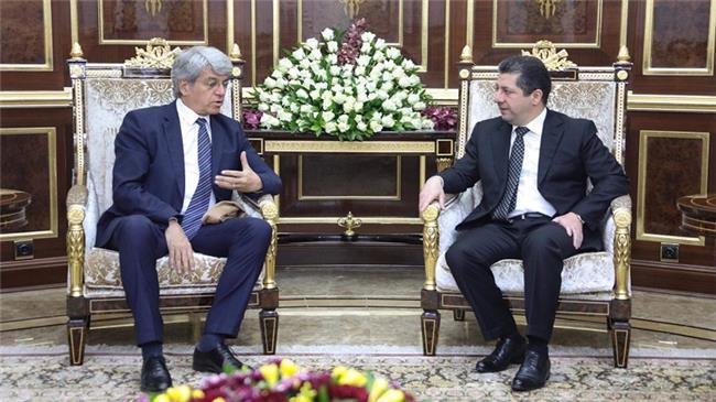 کوردستان و فەڕەنسا باروودۆخی ناوچەکەیان تاوتوێ کرد